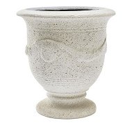 Detailed information about the product Adairs Riviera Antique White Large Urn (White Urn)