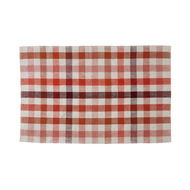 Detailed information about the product Adairs Romeo Raspberry & Beige Check Rug - Red (Red 200x300cm)