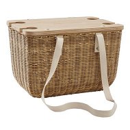 Detailed information about the product Adairs Natural Rosie Rectangle Picnic Basket