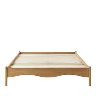 Detailed information about the product Adairs Sadie Oak Bed Base - Natural (Natural Queen)