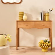 Detailed information about the product Adairs Natural Console Sadie Oak Console Natural