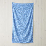 Detailed information about the product Adairs Blue Samoa Quick Dry Beach Towel