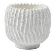 Detailed information about the product Adairs Sand Dune White Large Pot (White Pot)