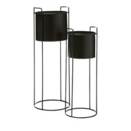 Detailed information about the product Adairs Black Large Santana Plant Stand