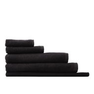 Detailed information about the product Adairs Savannah Black Textured (Black Bath Sheet)