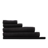 Detailed information about the product Adairs Savannah Black Textured (Black Hand Towel)