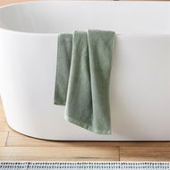 Detailed information about the product Adairs Green Savannah Textured Eucalyptus Face Washer