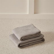 Detailed information about the product Adairs Grey Bath Mat Savannah Textured Towel Range Pewter Grey