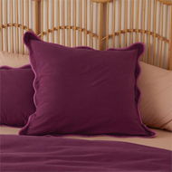 Detailed information about the product Adairs Scallop Berry Pillowcases - Pink (Pink King Pillowcase Each)