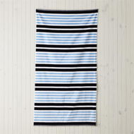 Detailed information about the product Adairs Blue Sea Stripe Sand Free Beach Towel