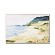 Detailed information about the product Adairs Blue Seaside Indigo The Hills Canvas Wall Art