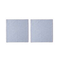 Detailed information about the product Adairs Blue Set of 2 Seville Blue Stripe Napkins