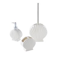 Detailed information about the product Adairs White Shell Bathroom Accessories Toilet Brush