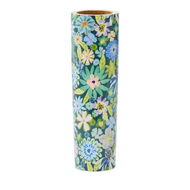 Detailed information about the product Adairs Blue Vase Sia Floral Blue Timber Vase