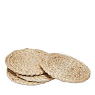 Detailed information about the product Adairs Natural Coaster Sicily Collection Coasters Pk 4