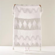Detailed information about the product Adairs Skyler White Tufted Throw (White Throw)