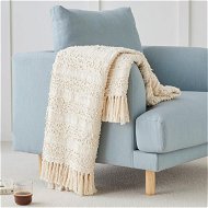 Detailed information about the product Adairs Natural Throw Somerset