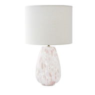 Detailed information about the product Adairs Pink Speckle Table Light