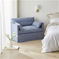 Detailed information about the product Adairs Blue Chair Stockholm Belgian Thunderstorm