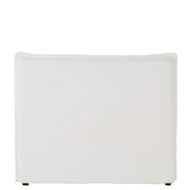 Detailed information about the product Adairs Stockholm White Bedhead Slip Cover (White Double)