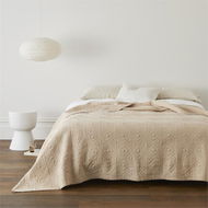 Detailed information about the product Adairs Natural Blanket Stonewash Sesame Blanket Natural