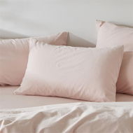 Detailed information about the product Adairs Pink King Pillowcase Pair Stonewashed Cotton Blossom Pillowcase Pink