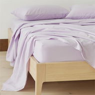 Detailed information about the product Adairs Purple King Stonewashed Cotton Lilac Sheet Set Purple