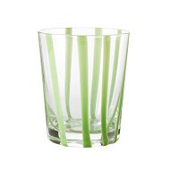 Detailed information about the product Adairs Stripe Sage Tumbler - Green (Green Tumbler)