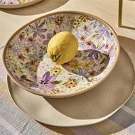 Detailed information about the product Adairs Summer Sorbet White Floral Melamine Servingware (White Dip Bowl)