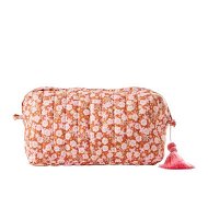 Detailed information about the product Adairs Pink Bag Sunset Floral Toiletry