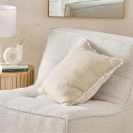 Detailed information about the product Adairs Suri Natural Linen Cushion (Natural 50x50cm)