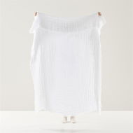 Detailed information about the product Adairs White Throw Suri Linen