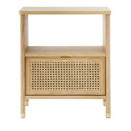 Detailed information about the product Adairs Natural Bedside Table Swansea Bedside Table Natural