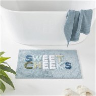 Detailed information about the product Adairs Blue Bath Mat Sweet Cheeks Sea Blue Bath Mat