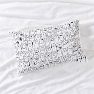 Detailed information about the product Adairs White Standard Pillowcase Each Text Pillowcase Std P/Case White Puppy Ea.