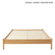 Detailed information about the product Adairs Timber Oak Bed Base - Natural (Natural King Single)