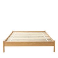 Detailed information about the product Adairs Natural Timber Oak King Bed Base