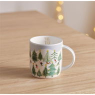Detailed information about the product Adairs Green Mug Tis The Season Multi Christmas