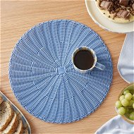 Detailed information about the product Adairs Blue Tribeca 2 Pack Placemat