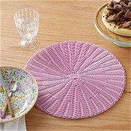 Detailed information about the product Adairs Purple 2 Pack Tribeca Lilac Placemat 2 Pack Purple