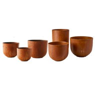 Detailed information about the product Adairs Tunisia Rust Pot - Brown (Brown Large)