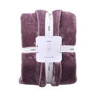 Detailed information about the product Adairs Ultra Soft Aubergine Bathrobe - Purple (Purple Bathrobe)