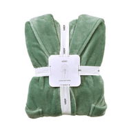 Detailed information about the product Adairs Ultra Soft Seafoam Bathrobe - Green (Green Bathrobe)