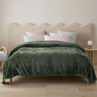 Detailed information about the product Adairs Ultrasoft Dark Green Blanket (Green Queen/King)