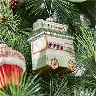 Detailed information about the product Adairs Green Ornament Vintage Glass Ice Cream Van Decoration Green