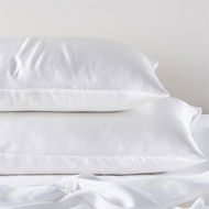 Detailed information about the product Adairs White King Pair Vintage Washed Linen Silk White Pillowcase