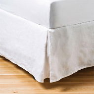 Detailed information about the product Adairs White King Vintage Washed White Linen Valance