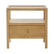 Detailed information about the product Adairs Natural Walker Bedside Table