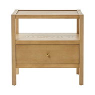 Detailed information about the product Adairs Natural Walker Bedside Table