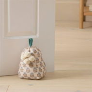 Detailed information about the product Adairs Woodblock Blue Daisy Door Stop (Blue Door Stop)